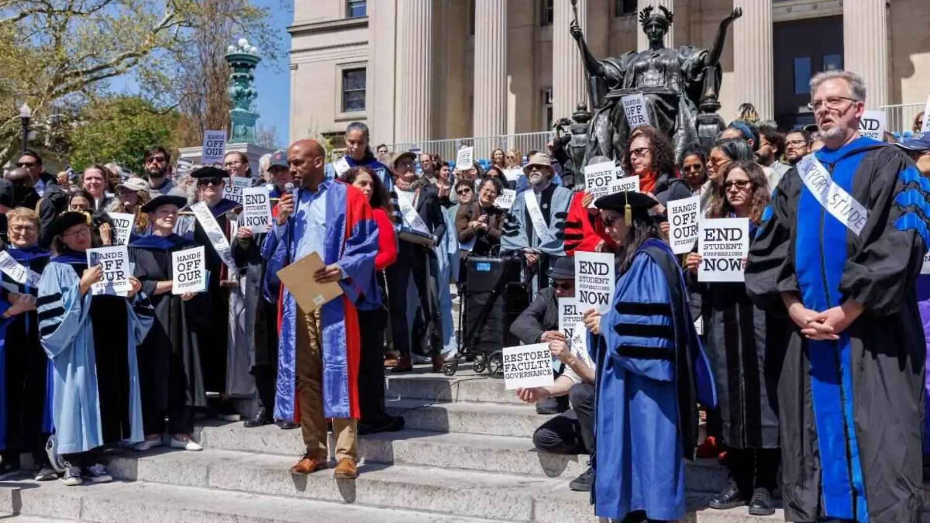 protestas Yale